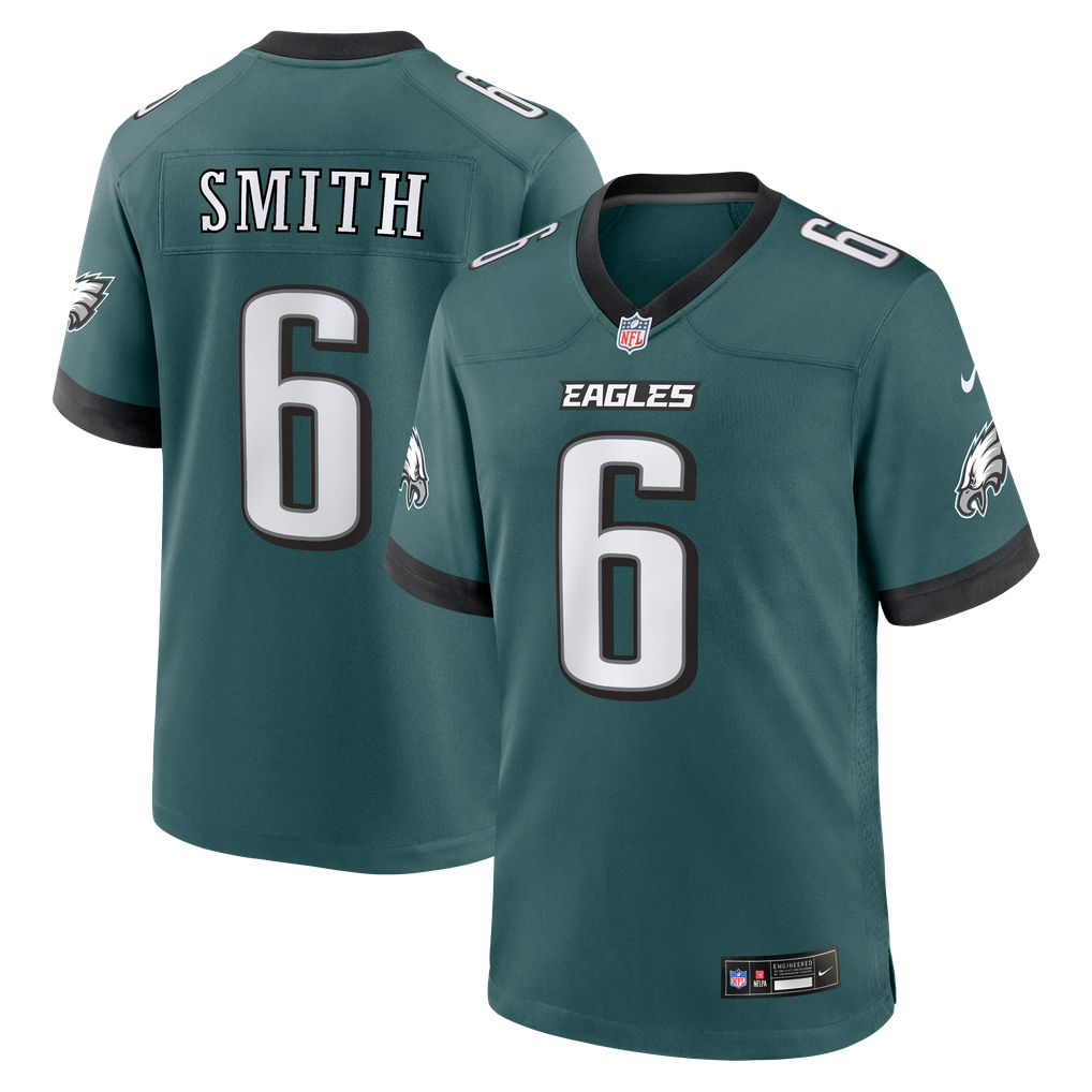 DeVonta Smith Philadelphia Eagles Nike Team Game Jersey -  Midnight Green