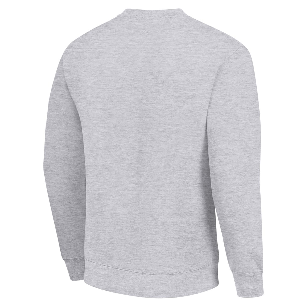 Philadelphia Eagles Starter Half Ball Team Graphic Tri-Blend Fleece Pullover Sweatshirt - Heather Gray