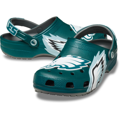  Philadelphia Eagles Crocs Unisex Classic Clog - Midnight Green