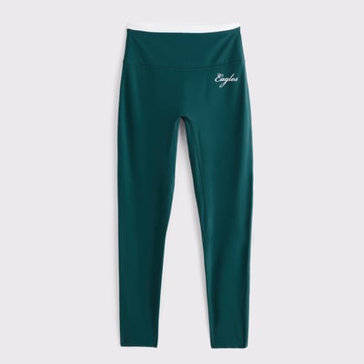 Philadelphia Eagles Abercrombie & Fitch Women's YPB studioFLEX 7/8-Length Legging - Midnight Green