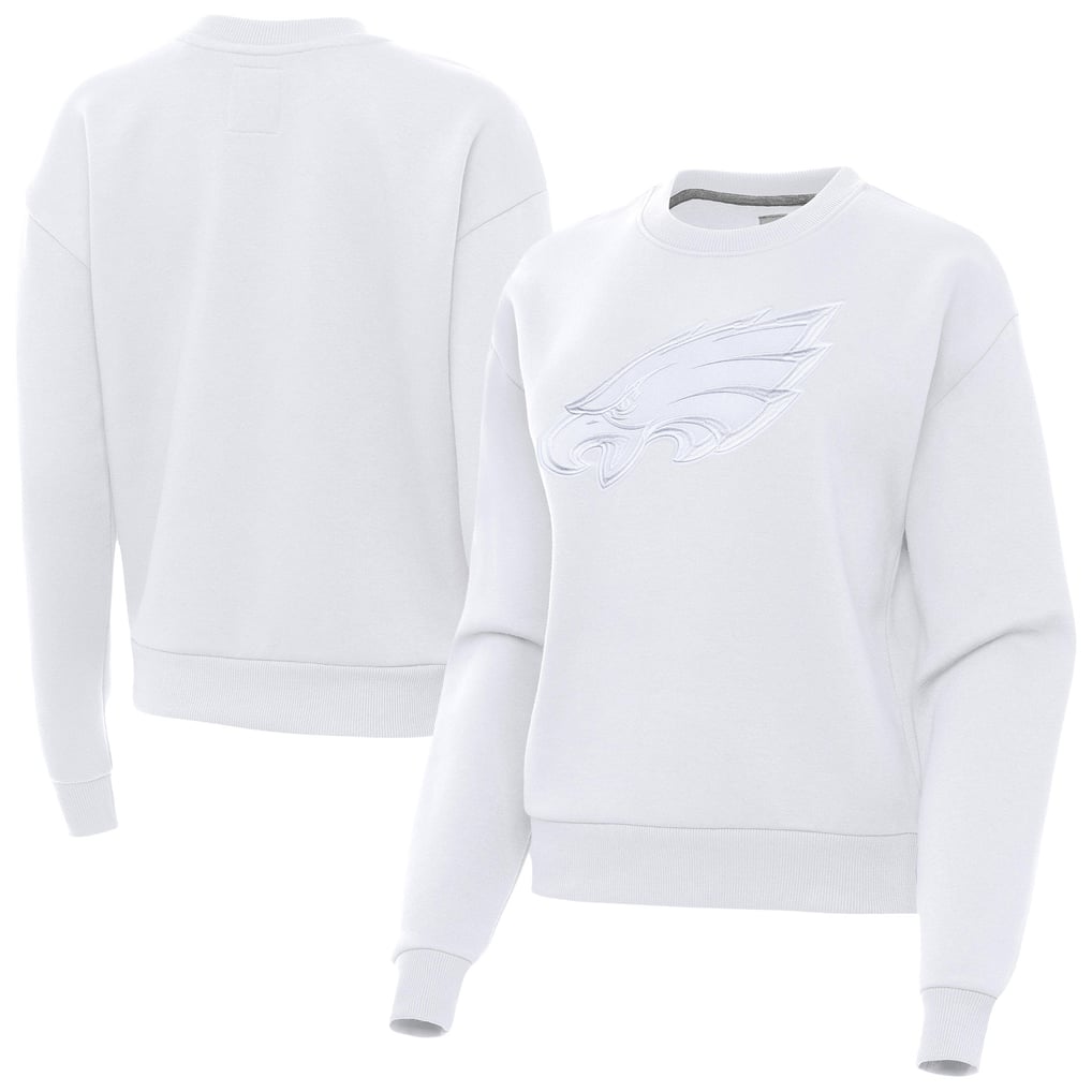 Philadelphia Eagles Antigua Women's Victory Pullover Sweatshirt - White