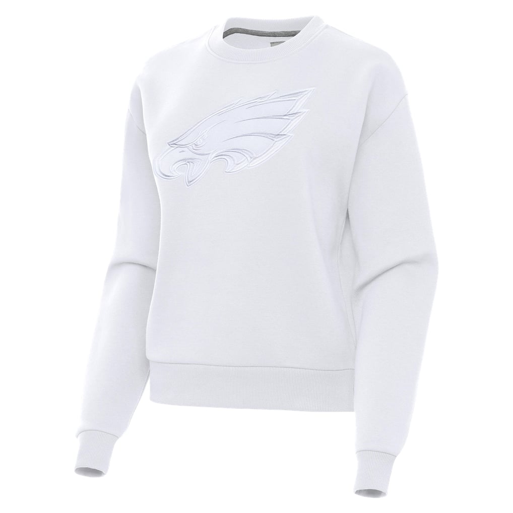 Philadelphia Eagles Antigua Women's Victory Pullover Sweatshirt - White