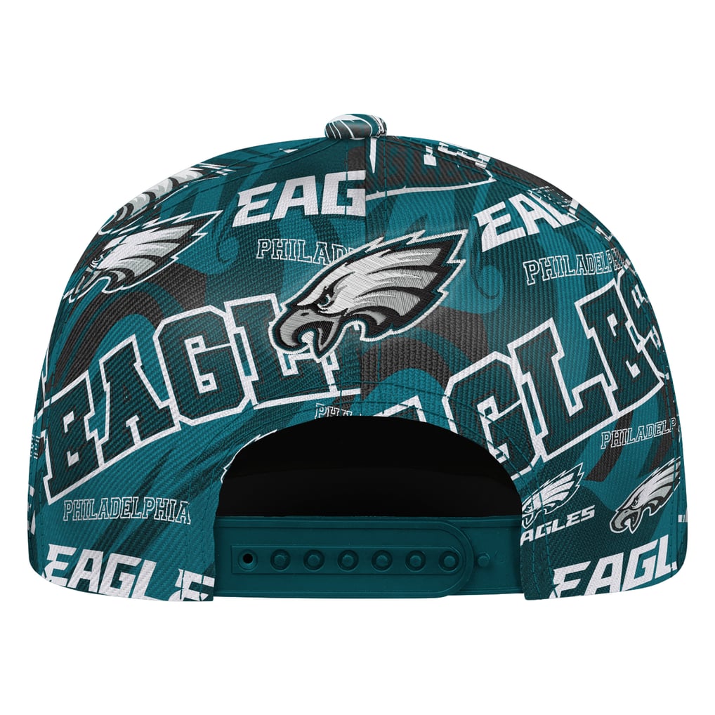 Philadelphia Eagles Outerstuff Youth Shift Adjustable Hat - Midnight Green