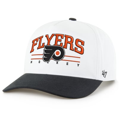 Philadelphia Flyers '47 Roscoe Two-Tone Hitch Adjustable Hat - White/Black