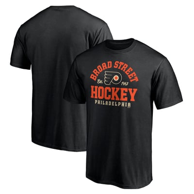  Philadelphia Flyers Hometown Collection Broad Street T-Shirt - Black