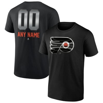 Philadelphia Flyers Personalized Midnight Mascot Logo T-Shirt - Black