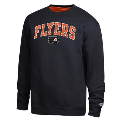 Philadelphia Flyers Champion Contrast Sweatshirt - Black
