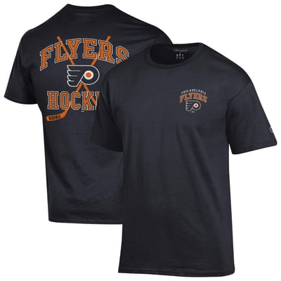  Philadelphia Flyers Champion Stick With It Jersey T-Shirt - Black