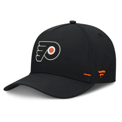 Philadelphia Flyers Fanatics Authentic Pro Rink Bar Tacks A-Frame Adjustable Hat - Black