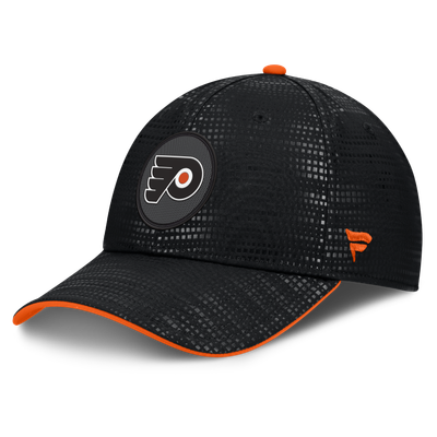Philadelphia Flyers Fanatics Authentic Pro Rink Debossed Stretch Fit Hat - Black