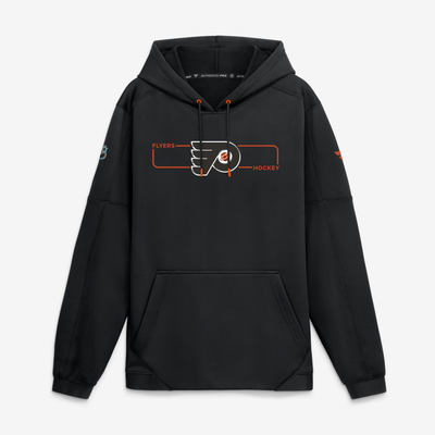 Philadelphia Flyers Fanatics Authentic Pro Rink Fleece Pullover Hoodie - Black