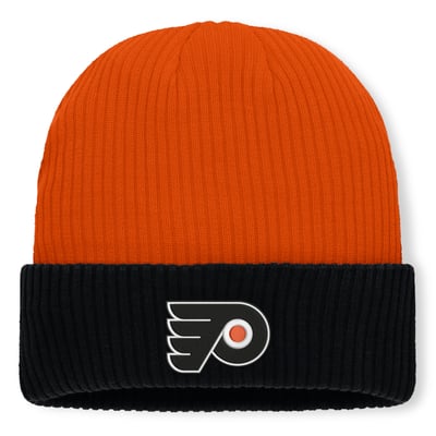 Philadelphia Flyers Fanatics Authentic Pro Rink Cuffed Knit Hat - Orange