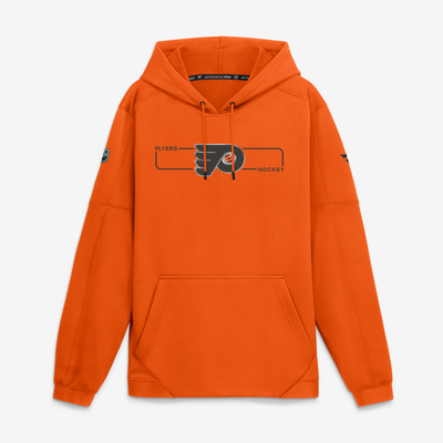 Philadelphia Flyers Fanatics Authentic Pro Rink Fleece Pullover Hoodie - Orange