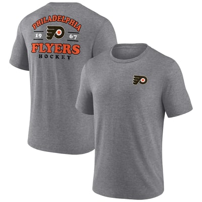 Philadelphia Flyers Winger Tri-Blend T-Shirt - Heather Gray