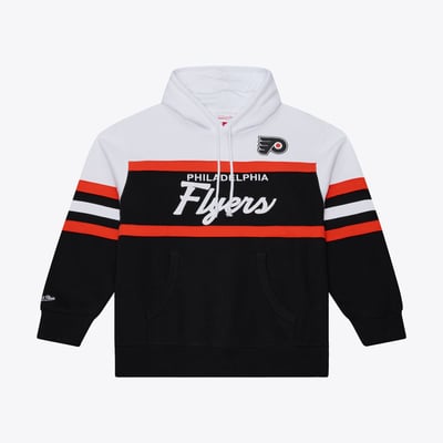 Philadelphia Flyers Mitchell & Ness Head Coach Hoodie - Black

