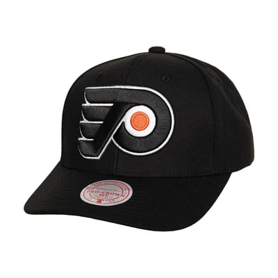 Philadelphia Flyers Mitchell & Ness Team Ground Pro Adjustable Hat - Black