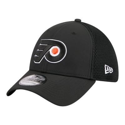  Philadelphia Flyers New Era Logo 39THIRTY Flex Hat - Black