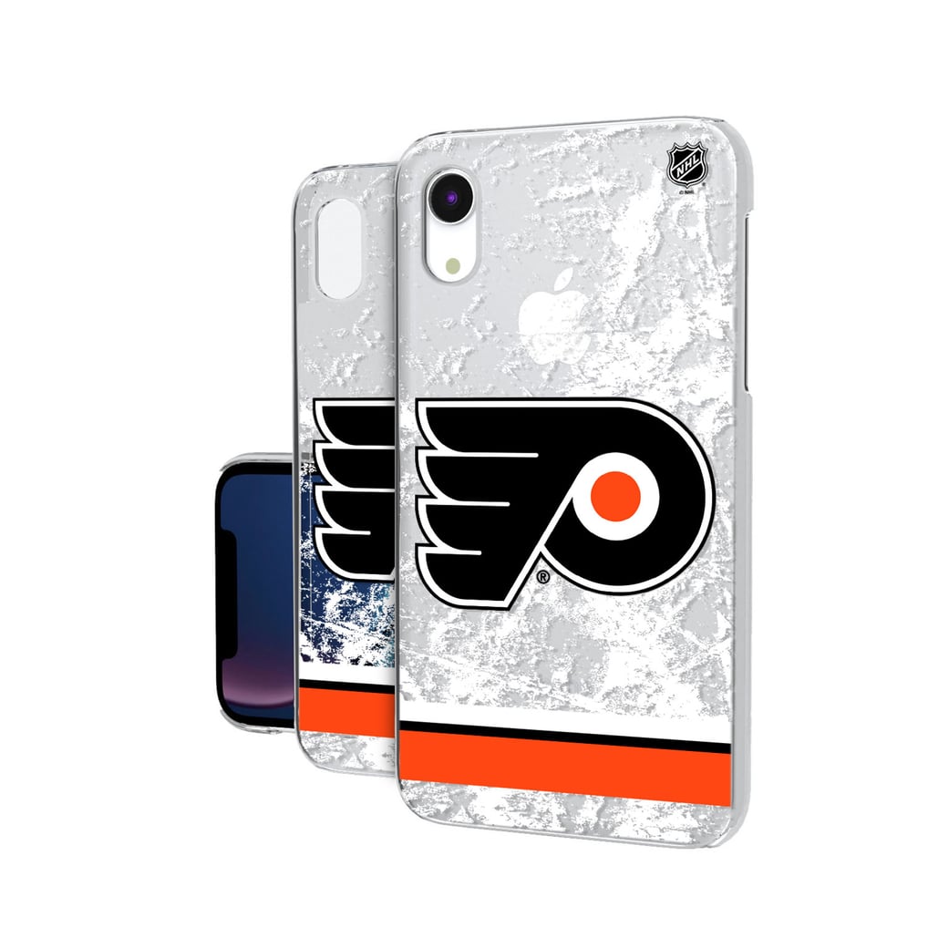 Philadelphia Flyers iPhone Stripe Clear Ice Case