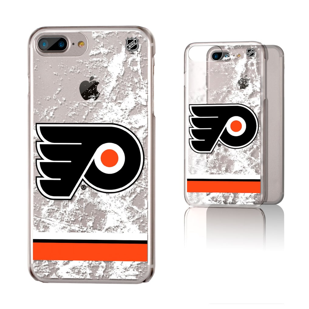 Philadelphia Flyers iPhone Stripe Clear Ice Case