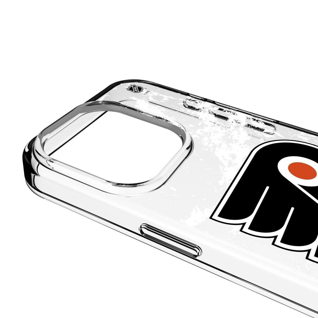 Philadelphia Flyers iPhone Stripe Clear Ice Case