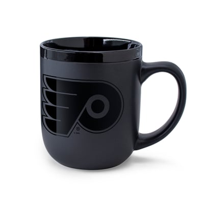 Philadelphia Flyers WinCraft 17oz. Black Tonal Ceramic Mug