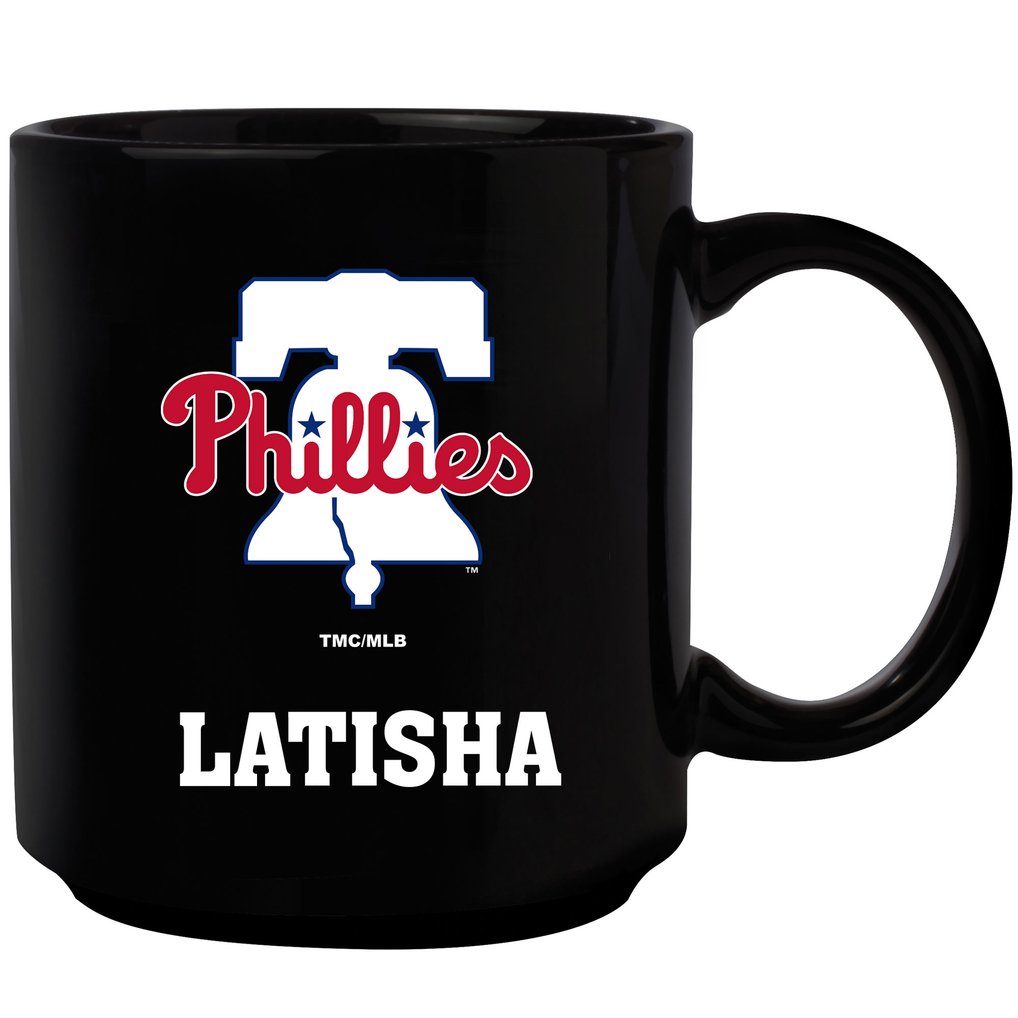 Philadelphia Phillies 11oz. Personalized Mug - Black