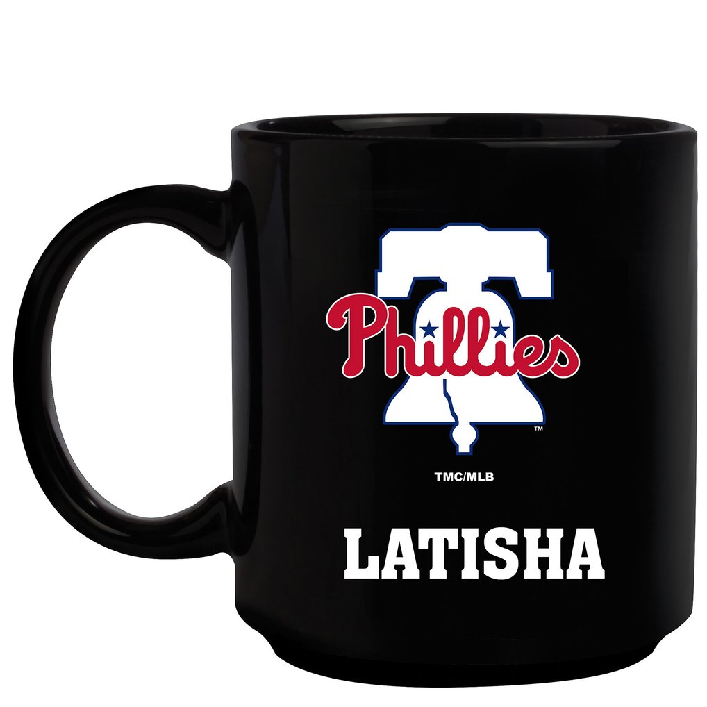 Philadelphia Phillies 11oz. Personalized Mug - Black