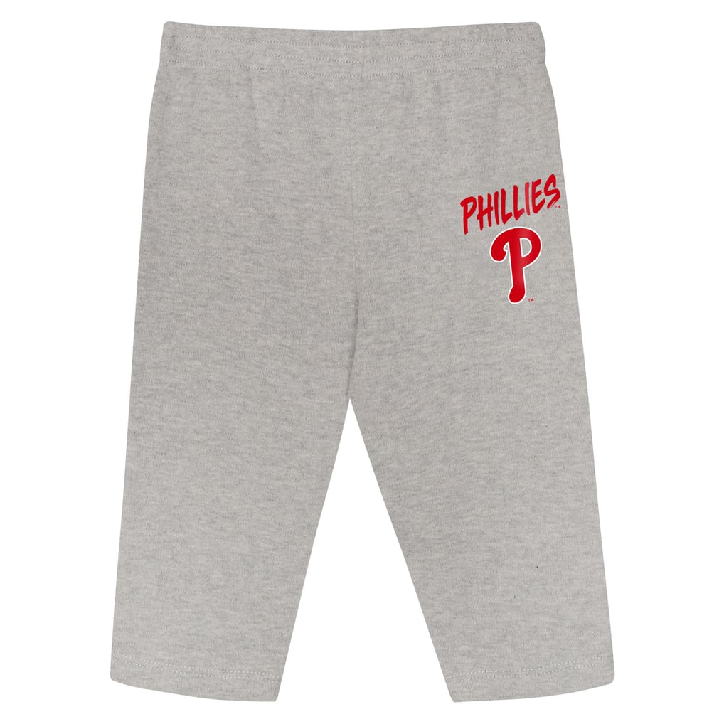 Philadelphia Phillies Outerstuff Infant Double Down Bodysuit and Pants 3-Piece Set
