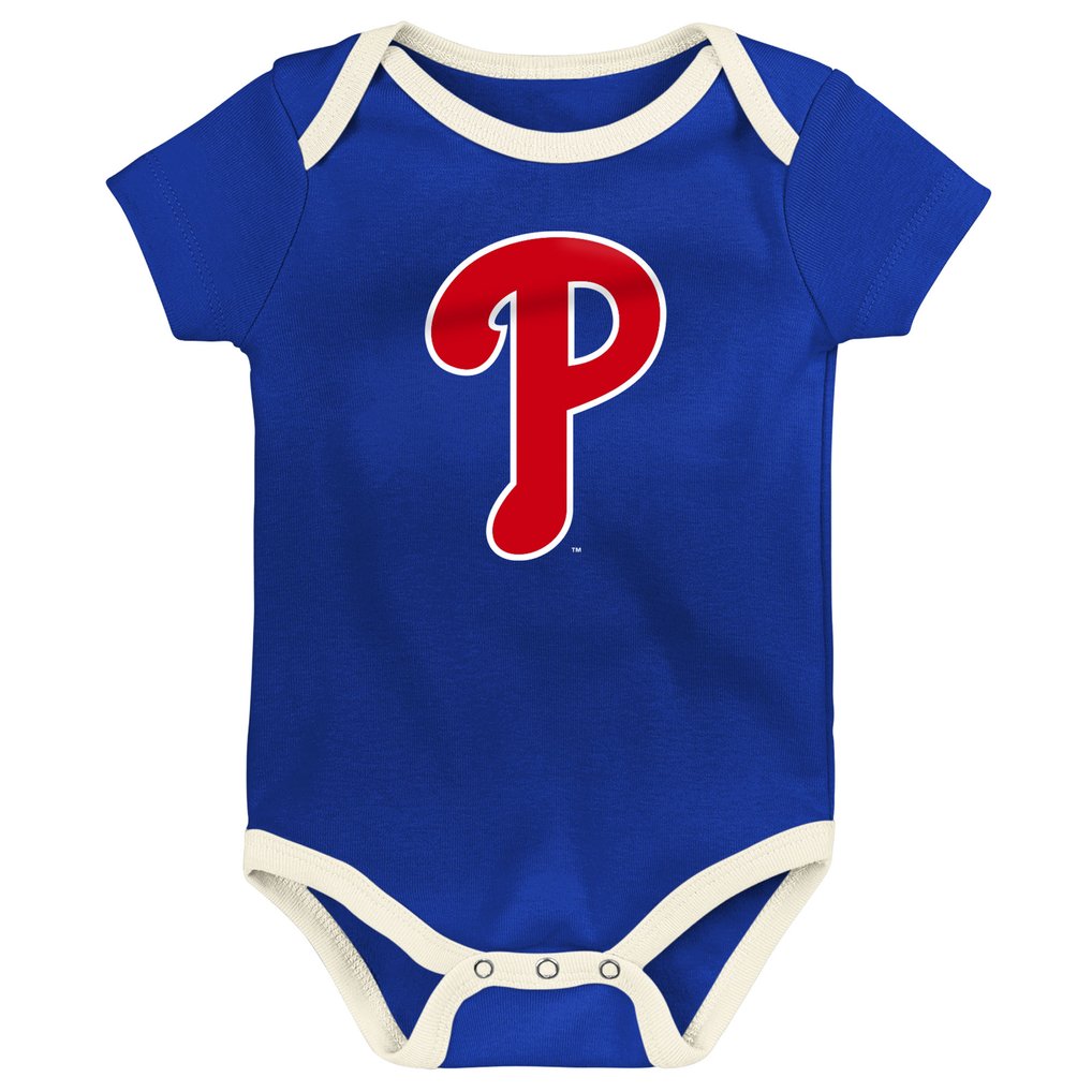  Philadelphia Phillies Outerstuff Infant Home Team 3-Pack Bodysuit Set