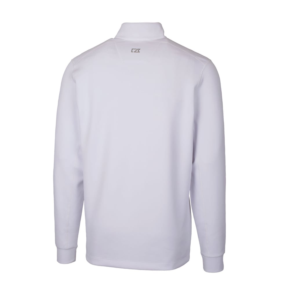  Philadelphia Phillies Cutter & Buck Traverse Stretch Quarter-Zip Pullover Top - White