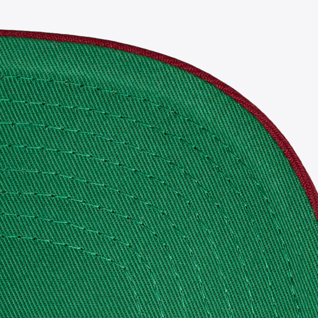  Philadelphia Phillies Mitchell & Ness Secondary Patch Pro Snapback Hat - Maroon