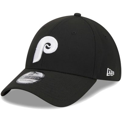 Philadelphia Phillies New Era Logo 39THIRTY Flex Hat - Black