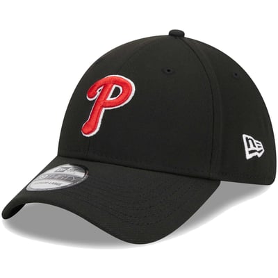 Philadelphia Phillies New Era Logo 39THIRTY Flex Hat - Black