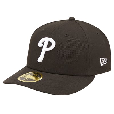 Philadelphia Phillies New Era Low Profile 59FIFTY Fitted Hat - Black