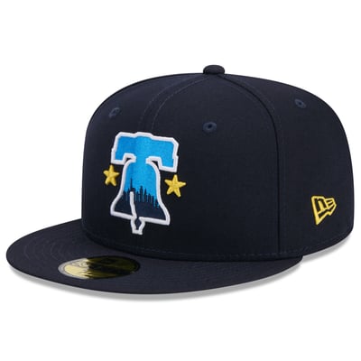  Philadelphia Phillies New Era 2024 City Connect 59FIFTY Fitted Hat - Navy