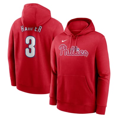 Bryce Harper Philadelphia Phillies Nike Player Name & Number Club Pullover Hoodie - Red