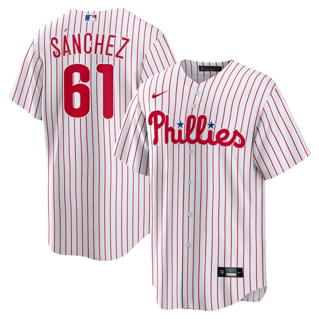 Cristopher Sanchez Philadelphia Phillies Nike Home Replica Jersey - White