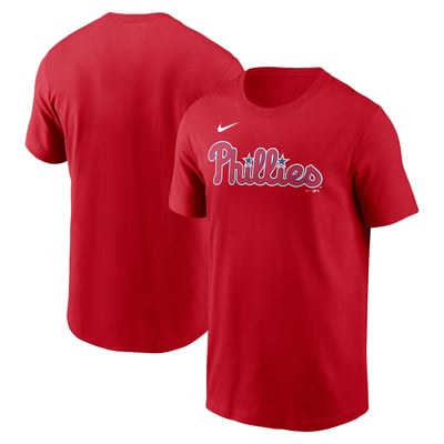 Philadelphia Phillies Nike Fuse Wordmark T-Shirt - Red