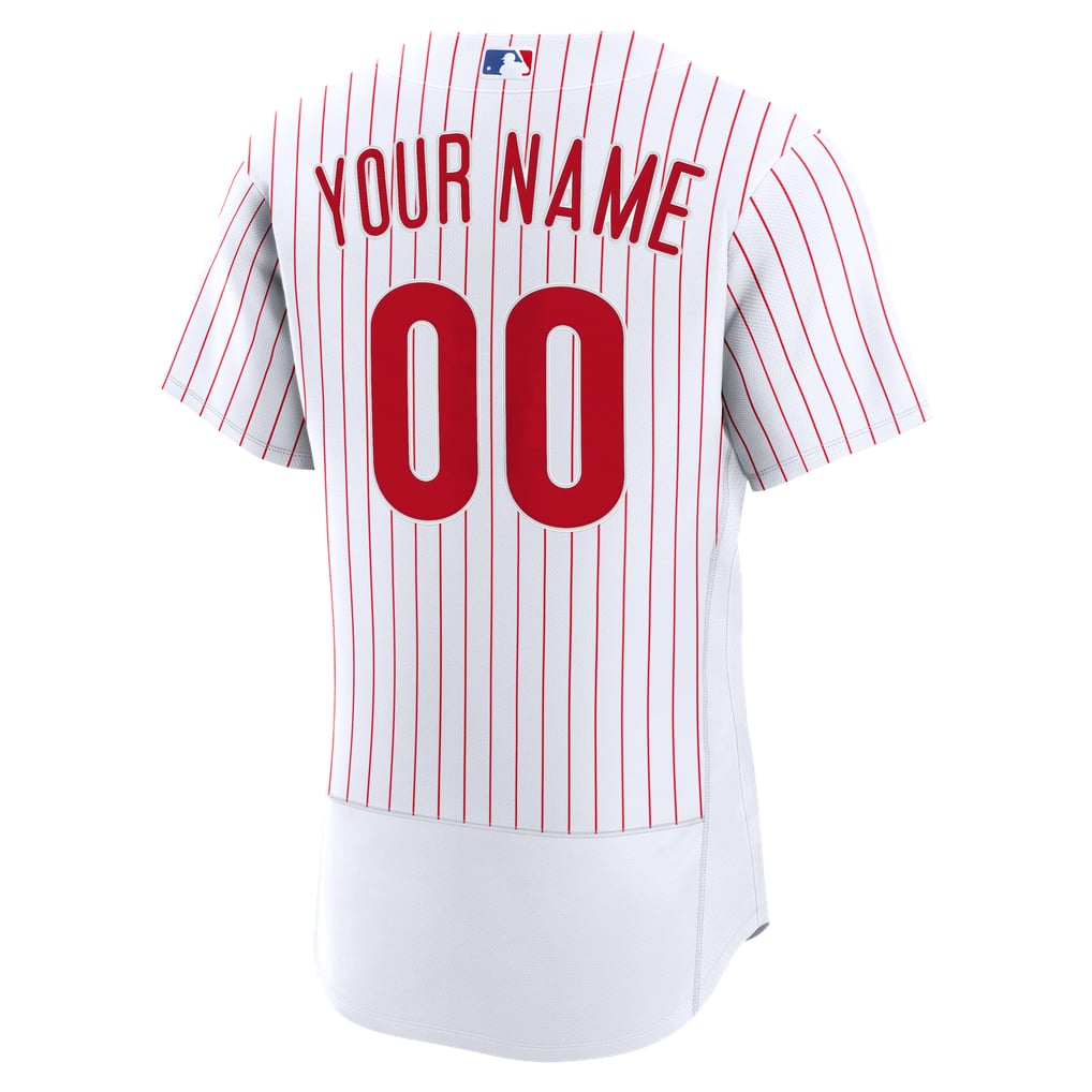  Philadelphia Phillies Nike Home Authentic Custom Jersey - White