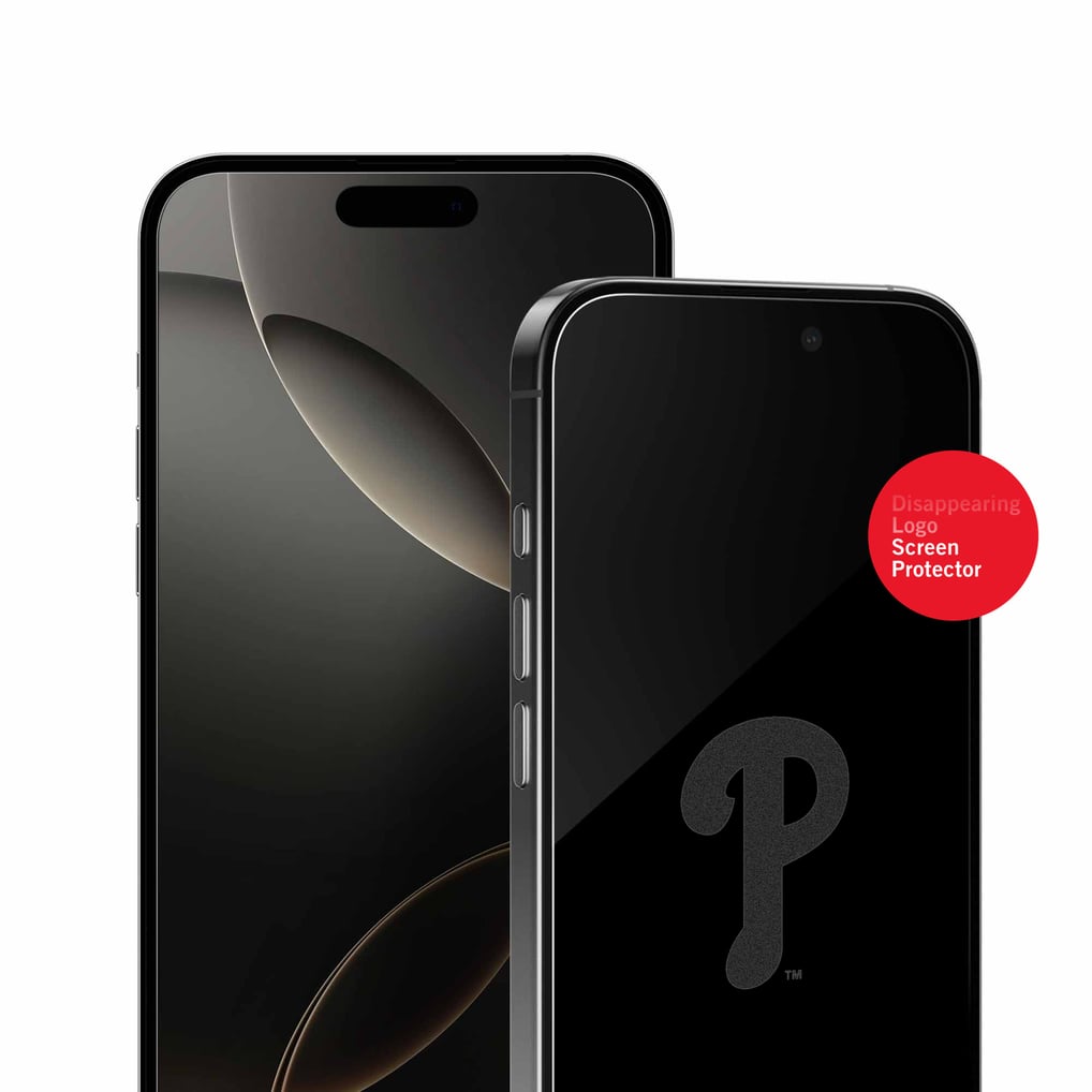 Philadelphia Phillies Disappearing Logo iPhone Screen Protector
