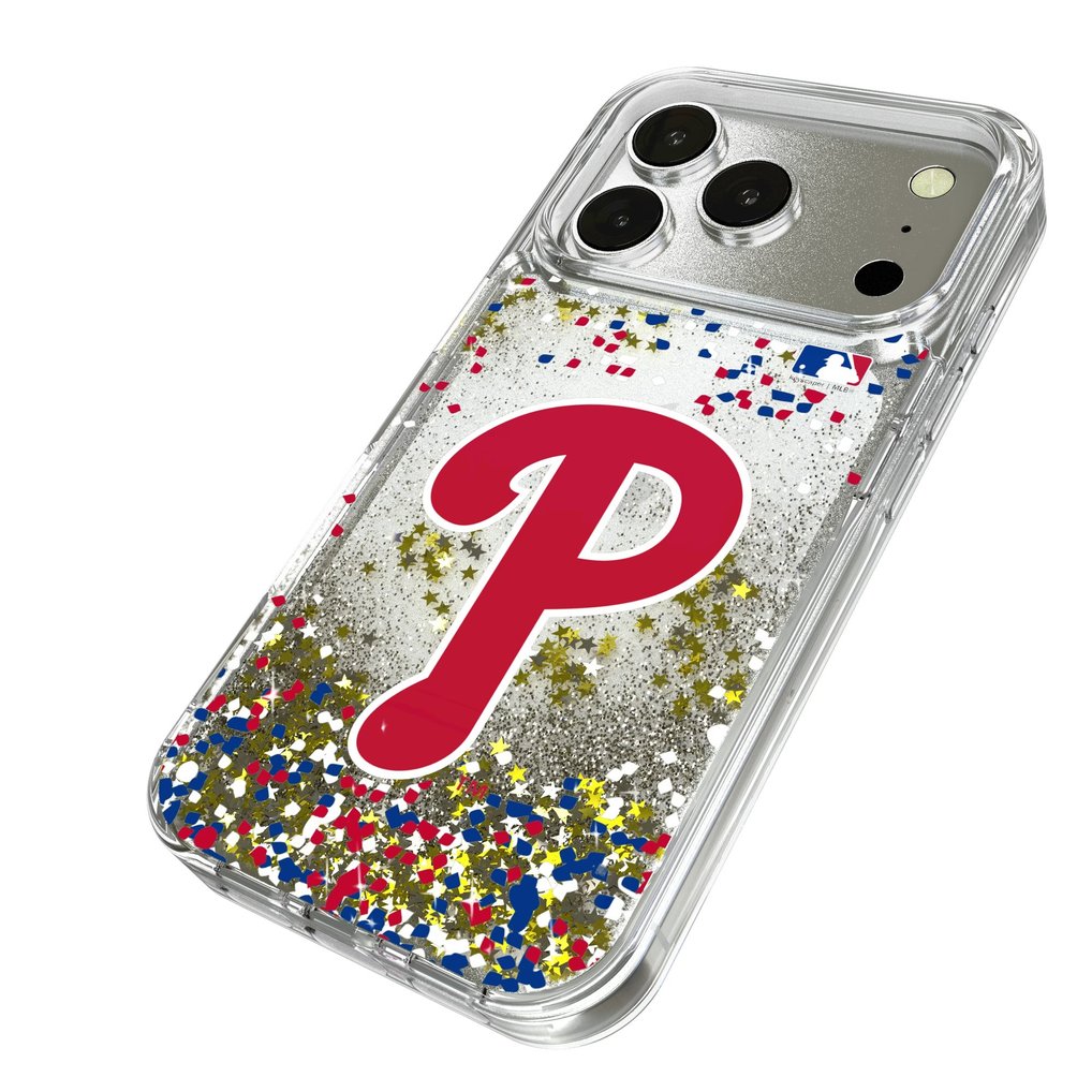 Philadelphia Phillies Glitter Confetti iPhone Case