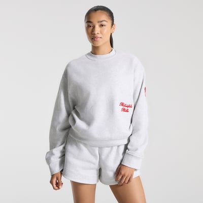 Philadelphia Phillies lululemon Women's Oversized Steady State Crew - Heathered Core Ultra Light Grey