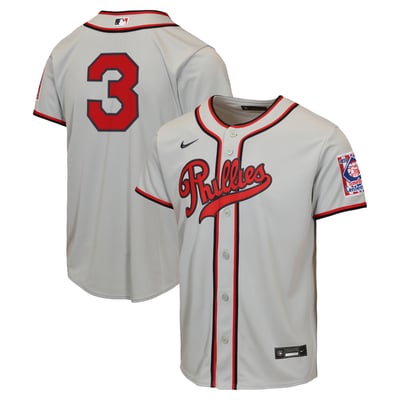 Bryce Harper Philadelphia Phillies Nike Youth 2026 Field of Dreams Replica Jersey - Gray