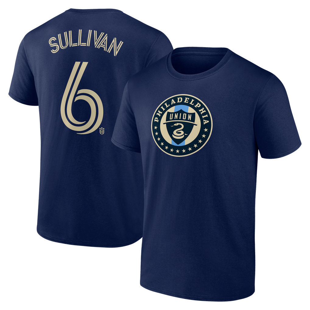 Cavan Sullivan Philadelphia Union Authentic Stack Name & Number T-Shirt - Navy