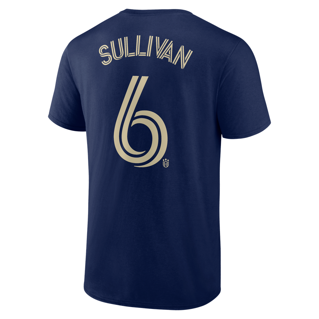 Cavan Sullivan Philadelphia Union Authentic Stack Name & Number T-Shirt - Navy