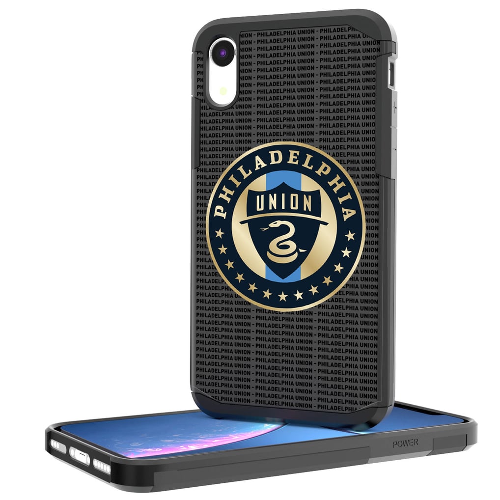 Philadelphia Union iPhone Text Backdrop Rugged Case