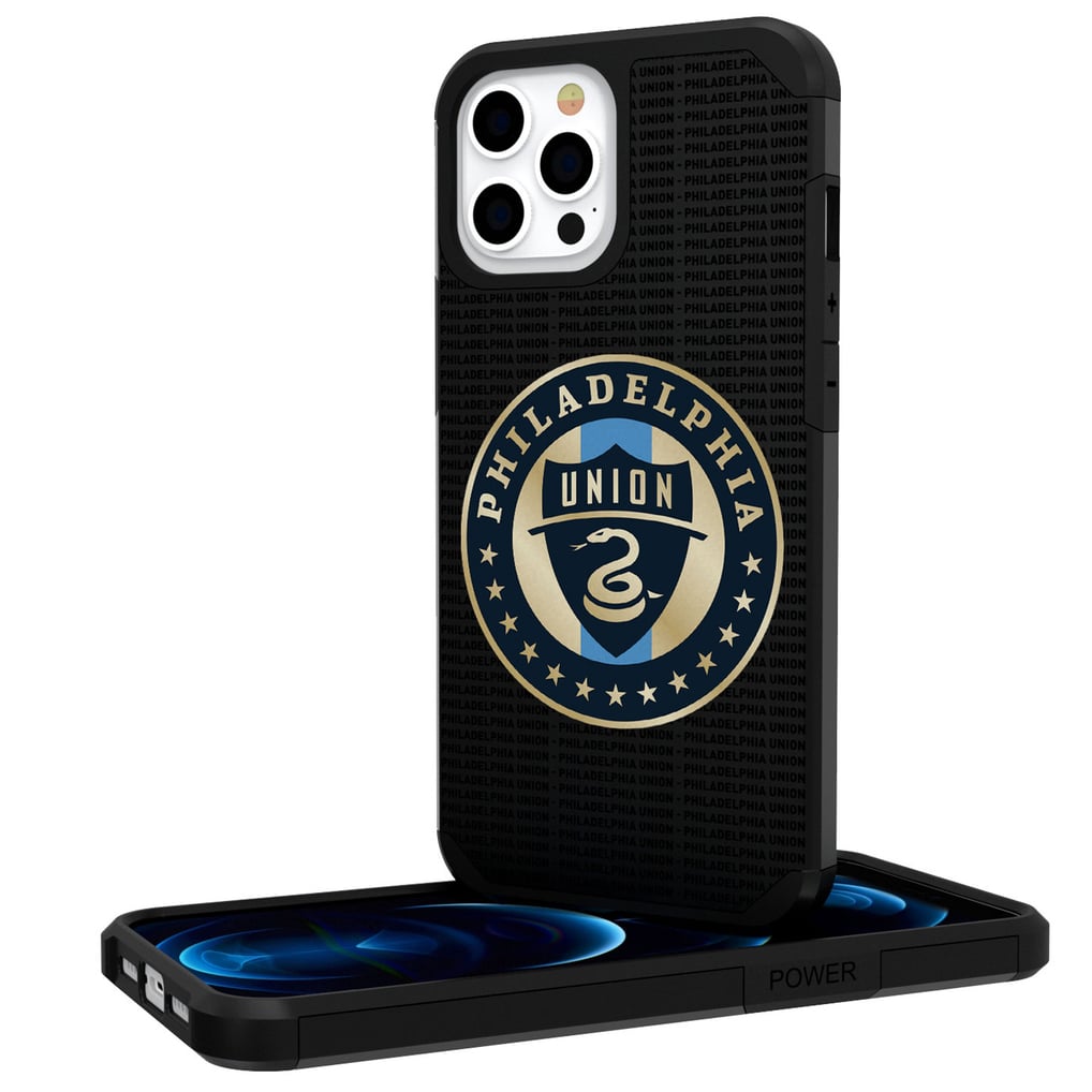 Philadelphia Union iPhone Text Backdrop Rugged Case
