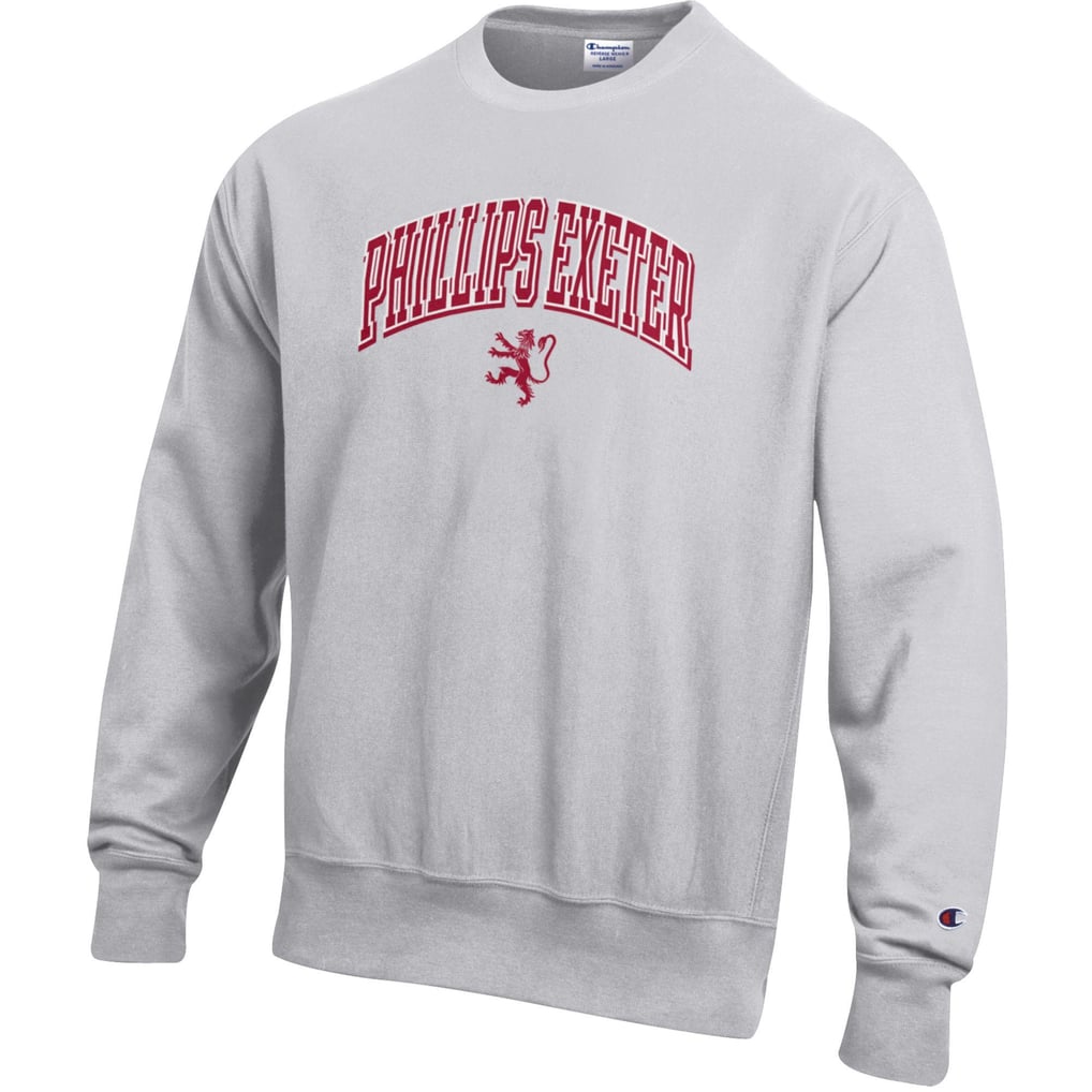 Phillips Exeter Academy Big Red Champion Reverse Weave Sweatshirt - Gray