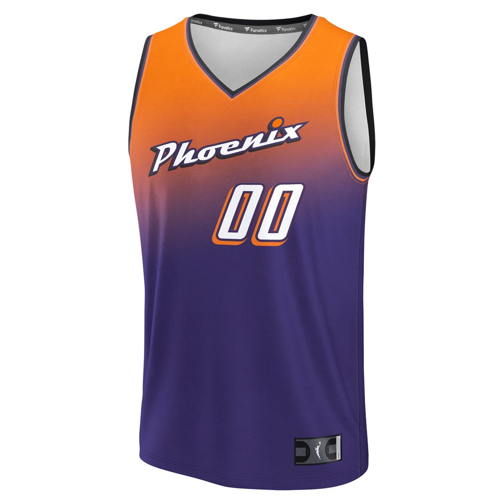  Phoenix Mercury Fanatics Unisex  Explorer Edition Fast Break Replica Custom Jersey - Purple