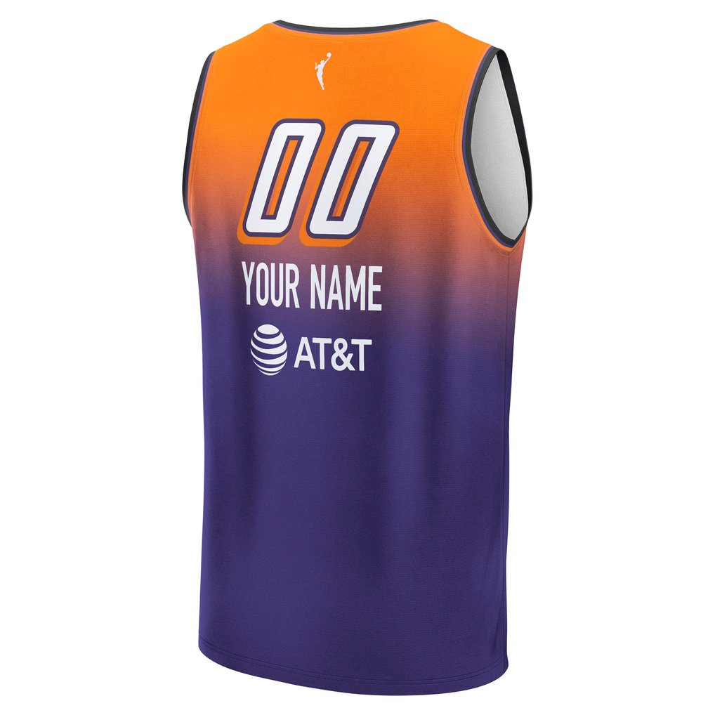  Phoenix Mercury Fanatics Unisex  Explorer Edition Fast Break Replica Custom Jersey - Purple
